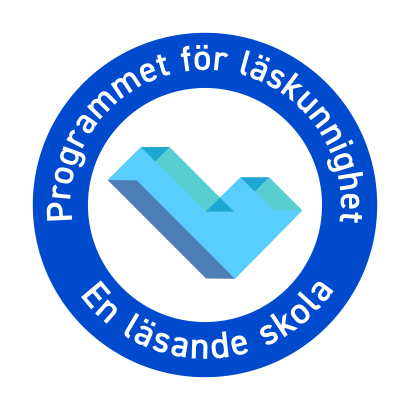 En läsande skola-programmets logo
