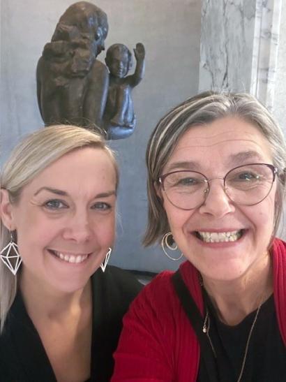 Laura Francke ja Päivi Lindberg.